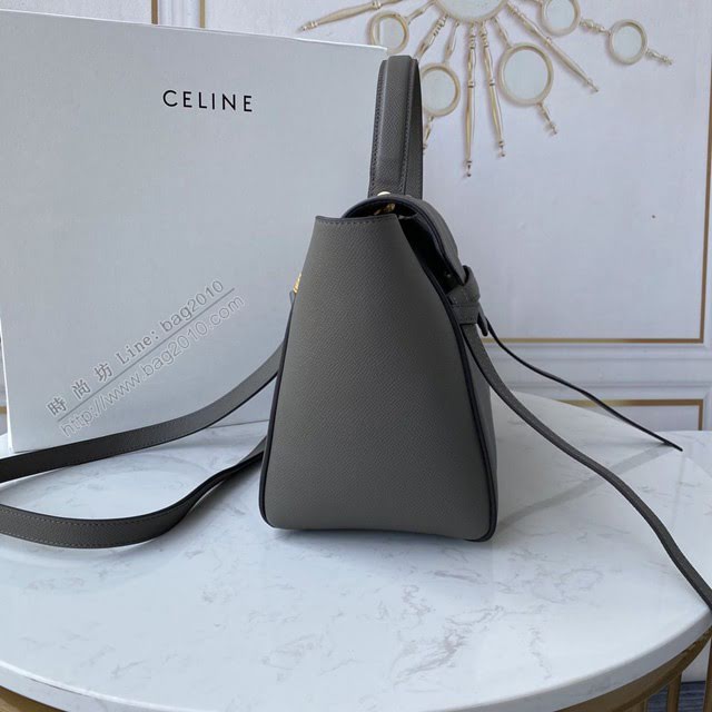 Celine女包 賽琳經典款大號女包 Celine belt bag 掌紋牛皮鯰魚包 189103  slyd2193